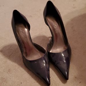 Purple Aldo pointy toe pumps